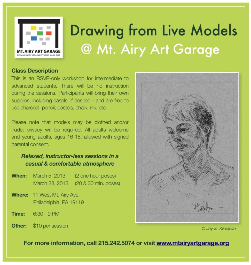 live drawing sessions