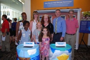(Left to right)<br />Top Row: Ms. Hunter (Henry), Cristin Harrington (teacher, Henry), Linda Slodki, Shawn M. Garvin, EPA, Regional Administrator, Region III, Daniel Brewer (SCHA)<br />Middle Row: N'Aaliyah McIntyre, Elizabeth Brown<br />Front: Alison Weiss (SCHA)