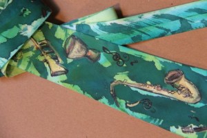 silk tie by Kathy Robinson
