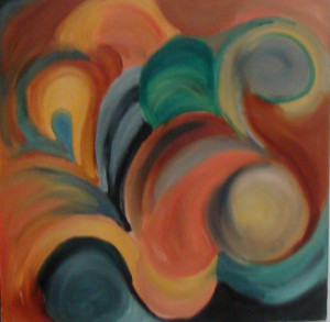 Spiraling, a painting by Jeanne Bustard