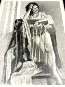 Figure Drawing by Robert Finch